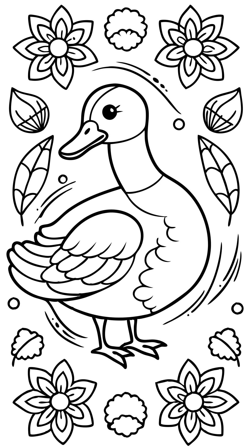 coloriages de canard pour adultes